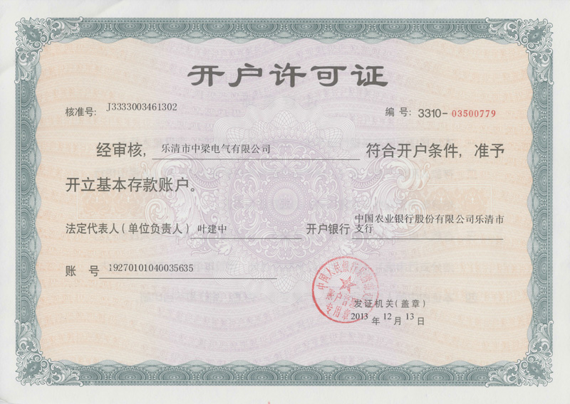 開啟許可證